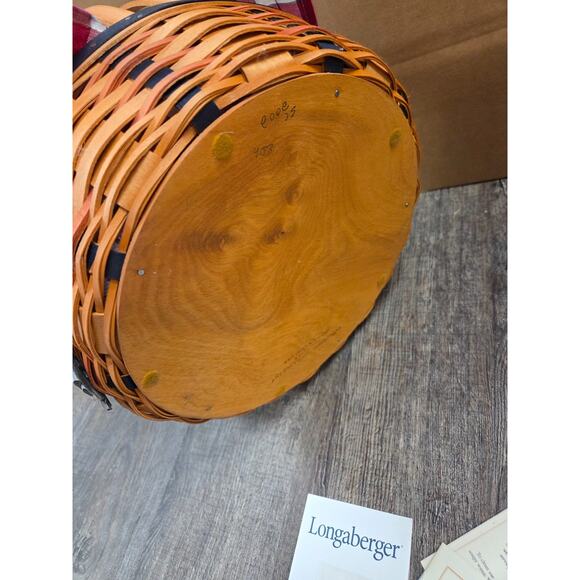 Longaberger All American Collection Casserole Basket 12144 Liner Protector 2002 - Picture 8 of 9